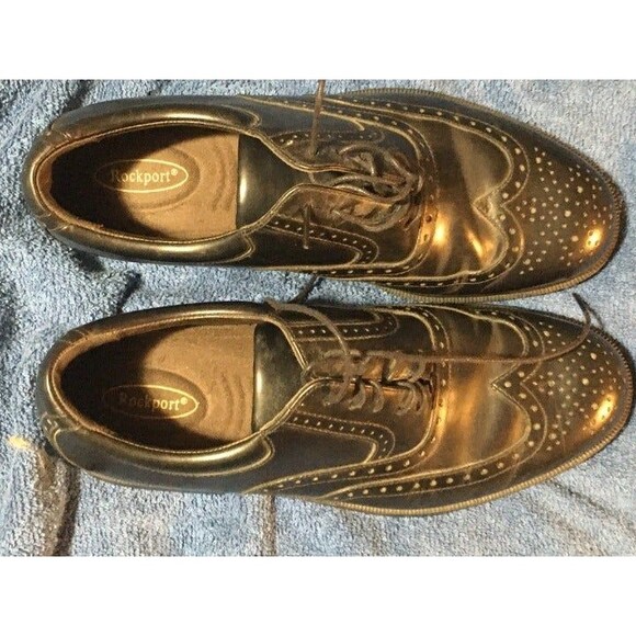 Rockport Dressports Shoes Mens Black Leather Oxford Size 8.5M main image 6